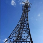 통신용 아연 도금 강철 모노폴 안테나 타워