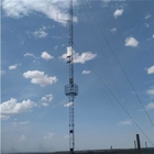 15 - 80m 고도에 의하여 직류 전기를 통하는 원거리 통신을 위한 3개의 다리가 있는 관 강철 탑