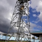 10 미터 Gsm 통신 격자형 철탑 전기