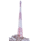 4 다리달린 직류 전기로 자극된 ASTM A123 앵글 스틸 타워 통신 라디오 와이파이 Gsm