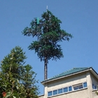 소나무 카무플라주 철 단극 통신 탑