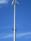 직류 전기로 자극된 지선 부전주 극 타워 철 Q355 Q245 소재