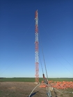 통신을 위한 Q355 고온 침지 아연도강 지선 탑