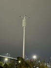 브라켓과 Q345 철 직류 전기로 자극된 Mast 타워 폴대