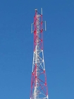 직류 전기로 자극된 고온 침지와 브라켓과 관형 강철 텔레콤 탑