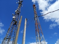 공사장을 위한 송전선 관형 강철 텔레콤 타워