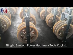 머리위 번들형 케이블을 위한 660 밀리미터 나일론 롤러 관리인 가선 블록