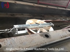 단일 셰이브 케이블 당기는 롤리 케이블 선도자를 스트링하기 위해 갈고리