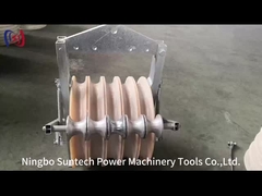 롤러에 기초를 두는 것과 함께 쌍도르래를 묶는 508 밀리미터 전송 라인 도체