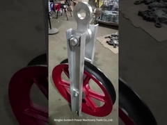 송전선을 위한 한 개의 나일론 휠 관리인 도르래 가선 블록