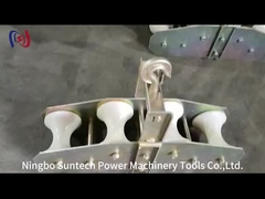 네 바퀴 광섬유 결합 스트링 블록 펄리 Opgw 스트링 도구