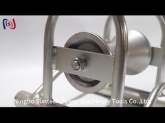 160x165mm 가연 알루미늄 중량 케이블 롤러