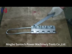 볼트 타입 원형 철강 로프 잡기 70KN 케이블 당기는 스턴딩 선도자 클램프