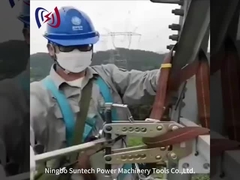 ISO JQJ 앵글 스틸 커터 지하 케이블 당기는 도구