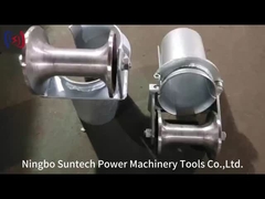 나일론 바퀴가 있는 90mm 잠금 가능한 벨머스형 케이블 롤러