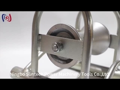 충격 저항 지하 케이블 당기는 롤러 나일론 알루미늄 껍질