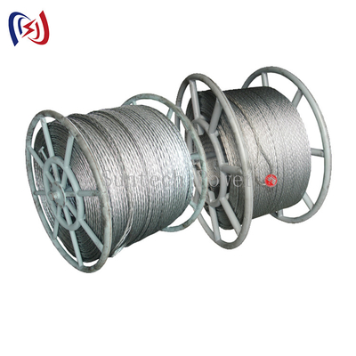 품질  Transmission Line Anti Twisting Braided Galvanised Conductor Steel Pilot Wire Rope 공장