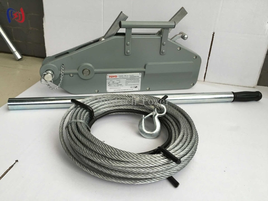 품질  Heavy Duty Wire Rope Handle Hoist 5 Ton Capacity Manual Lever Operation For Construction Industrial Lifting​​ 공장