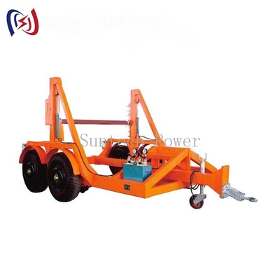 품질  Heavy Duty Cable Reel Trailer 20T Capacity for Industrial Transport 공장