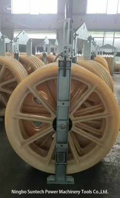220KV 전송 라인용 융합 알루미늄 선도자 롤리 블록