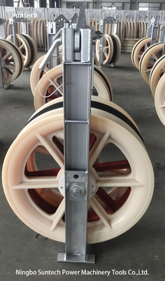 80kN OD 660mm 나일론 셰이브 선도자 스트링 블록 전송 라인