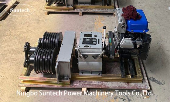 가스 디젤 엔진 전기 케이블 윈치 풀러 3600RPM 9HP