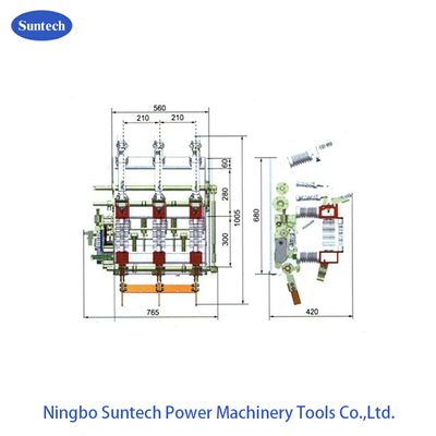 IEC 60420 10KV 고전압 진공 부하 차단 스위치