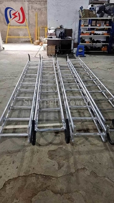 알루미늄 합금 사다리 2.5-7M 150KG 용량 산업