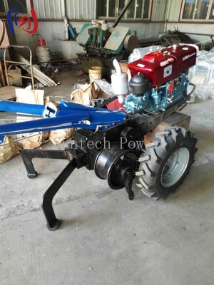 15HP 걸음 트랙터 윈치 1040mm 전력 라인 건설용 바퀴 기지