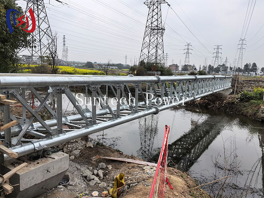 전력선 지지용으로 조직적인 케이블 관리, 견고한 구조, 안전 보장을 갖춘 전문 강철 파이프 케이블 트레이