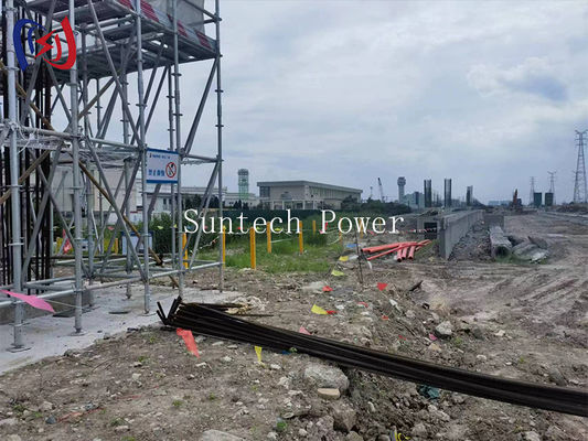 고하중 고전압 케이블 브래킷 강철 구조 1년 보증