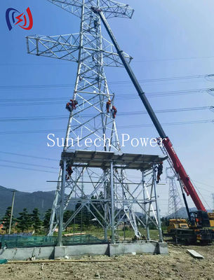 고하중 고전압 케이블 브래킷 강철 구조 1년 보증