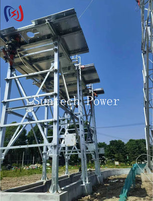 고하중 고전압 케이블 브래킷 강철 구조 1년 보증