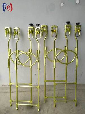 전문적인 매달린 로프 사다리 검사 트롤리, 1-1.8MM 길이 및 4.5-8KG 무게, 35% 더 안정적인 송전선 유지보수