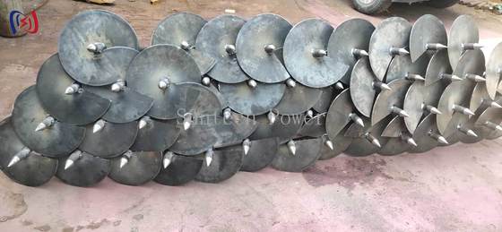 전력 기둥 설치 및 기초 작업을위한 전문 토지 드릴