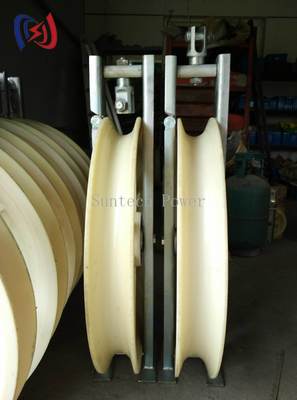 헤비 듀티 822 시리즈 도체 가선 블록, R570 굽힘 반경 및 760x120x480mm 외형 크기