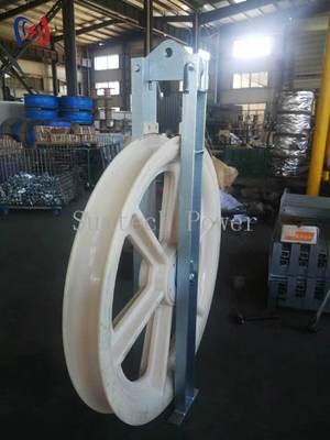 헤비 듀티 822 시리즈 도체 가선 블록, R570 굽힘 반경 및 760x120x480mm 외형 크기