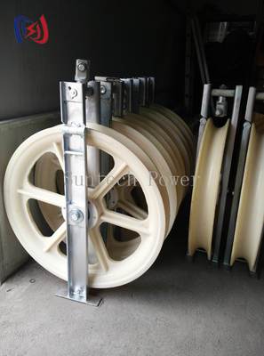 헤비 듀티 822 시리즈 도체 가선 블록, R570 굽힘 반경 및 760x120x480mm 외형 크기