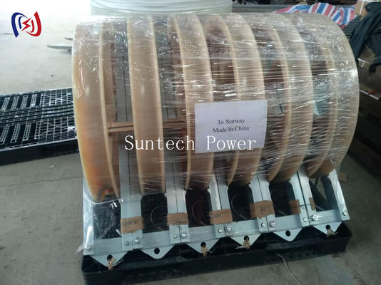 760x120x480mm 외형 치수, 50-150KN 정격 하중, R570 굽힘 반경의 고장력 가선용 도체 가선 블록