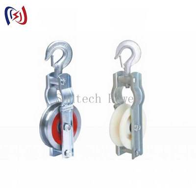 5kn-150kn 정격 하중 및 660x560x100mm 도르래 크기의 전력선 가설용 접지선 인입 블록