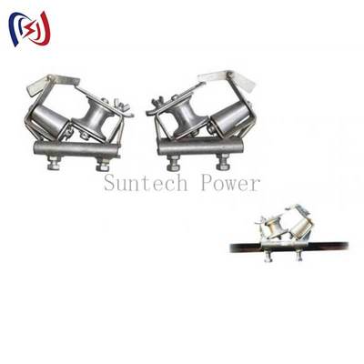 내구성이 뛰어난 도체 가선 블록, 굽힘 반경 R570 및 맞춤형 도르래 치수, 1년 수명