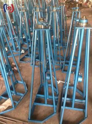 10-50KN 등급 부하 케이블 릴에 대한 안전하고 안정적인 지원과 함께 무거운 직무 간단한 릴 스탠드