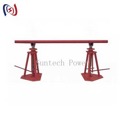 Heavy Duty Hydraulic Column Type Cable Reel Stand with 30-500KN Rated Load and Compact Design for Substations