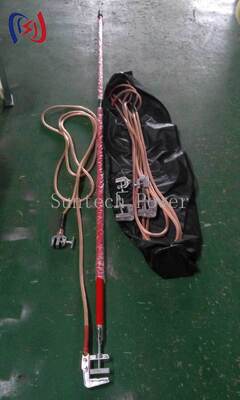 안전한 전기 시스템 접지 및 고장 전류 소산을 위한 고전도 접지 리드