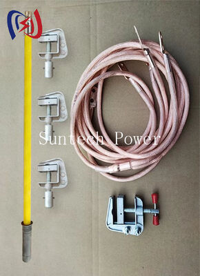 안전한 전기 시스템 접지 및 고장 전류 소산을 위한 고전도 접지 리드