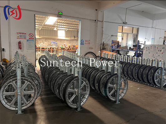 중량 822 시리즈 스트링 블록 MC 나일론 셰이브로 고 용량 전송 라인 선도자 설치