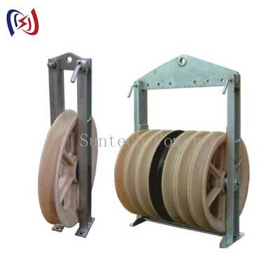 50-150KN 전송 라인 선도자 설치를 위한 MC 나일론 셰이브와 함께 고 용량 916 시리즈 스트링 블록