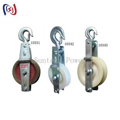 Corrosion Resistant Grounding Wire Stringing Block for Safe OPGW Installation with Low Friction Design