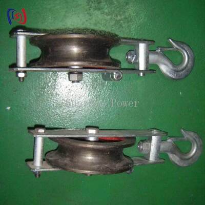 Corrosion Resistant Grounding Wire Stringing Block for Safe OPGW Installation with Low Friction Design