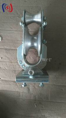 Skyward Three Purpose Stringing Block with 20KN Rated Load, Three Operational Modes, and Aluminum Sheave for Overhead Line Installation